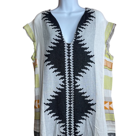 Anthropologie x Devotion Twins Arkoudi Kaftan Maxi Dress Small - Picture 3 of 10